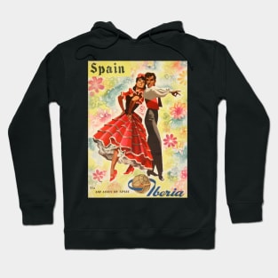 Retro, vintage Spanish Flamenco dancers Hoodie